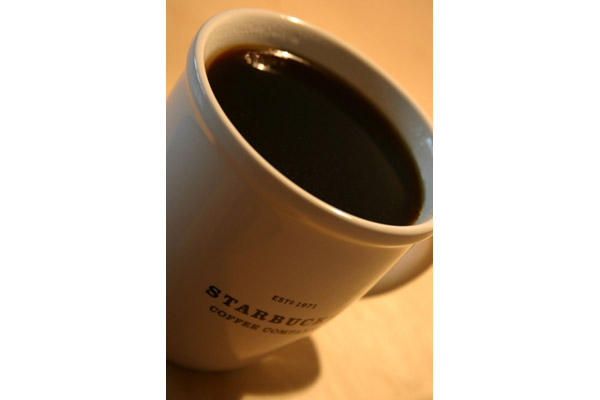 di [today's breakfast coffee]