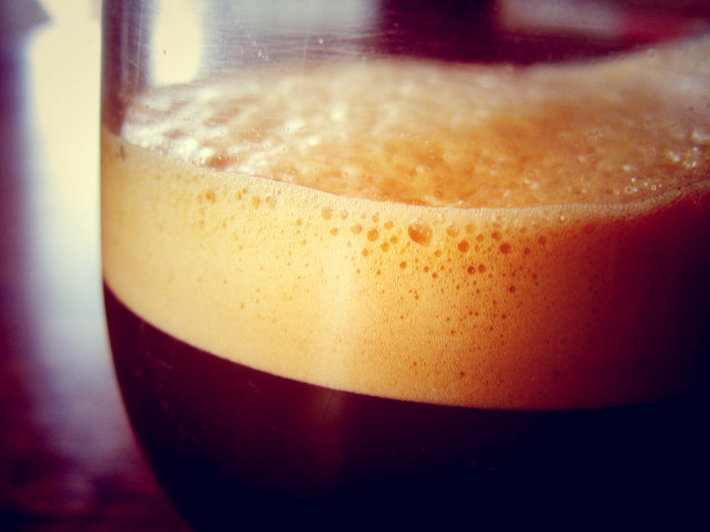 A Coffee in a glass