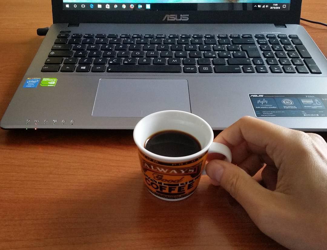 Coffee time in my office | ph @casanova_art_coffee